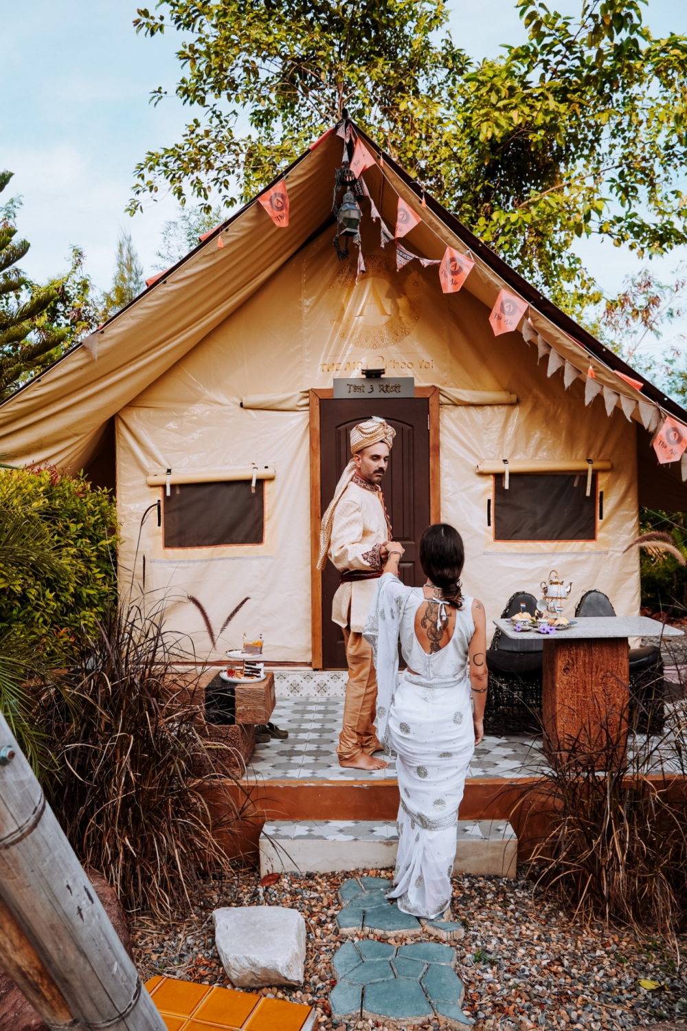 Glamping Villa Bathtub
